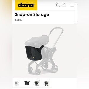 doona snap on storage - stroller bag
